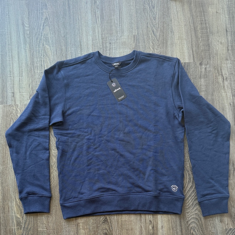 Allbirds Men's True Navy Blue Crewneck Sweatshirt - Picture 2 of 6